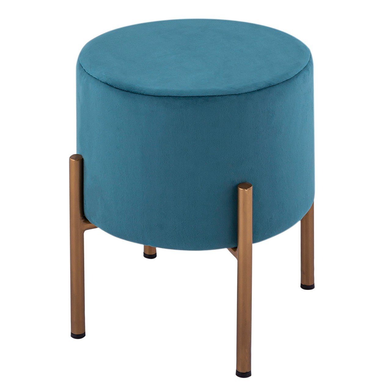 H 4-Fußstuhl Sitzhocker soma Wahl Hocker 2. Samt Ø 32 Pouf Samt