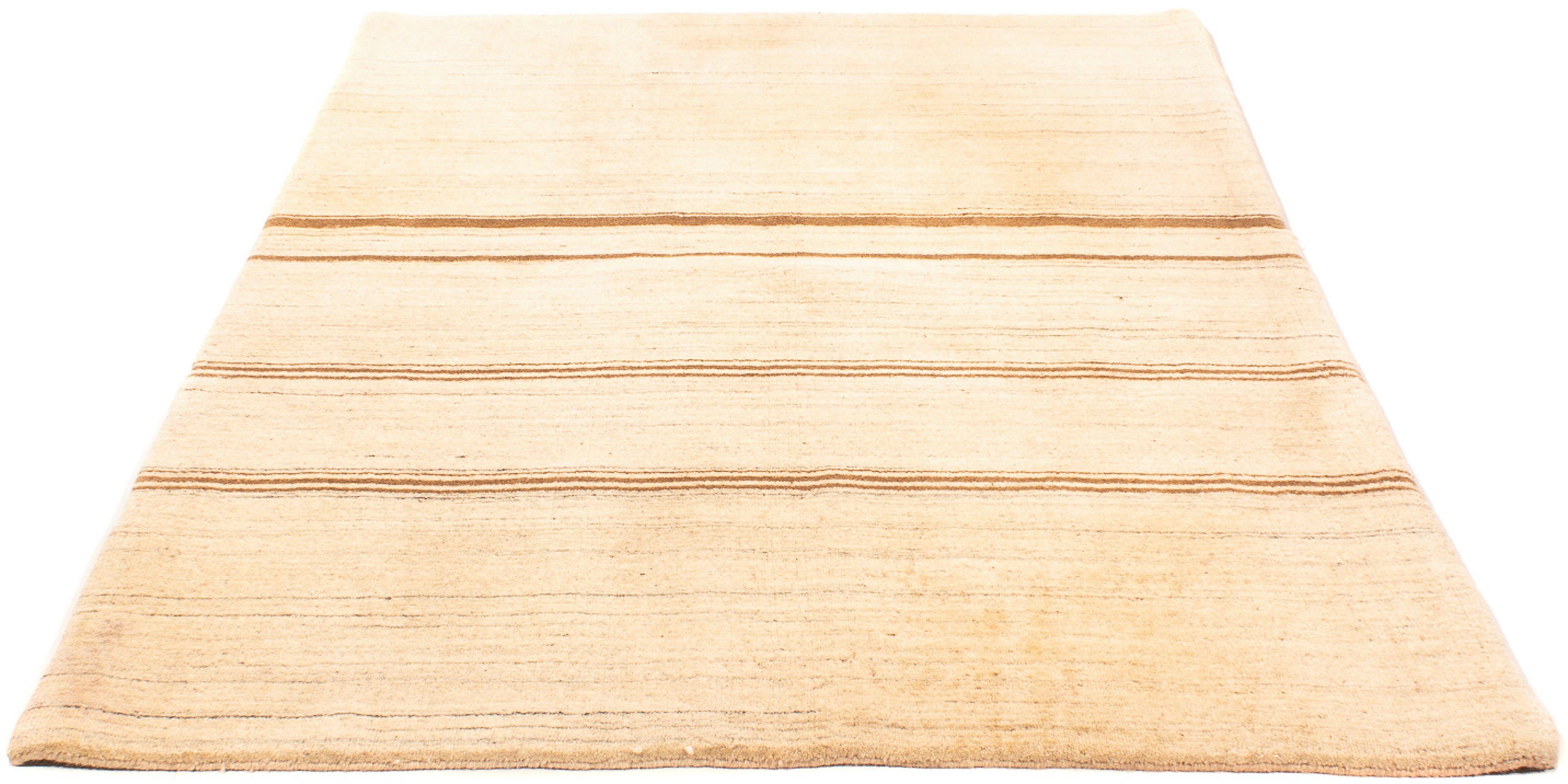 Wollteppich Gabbeh - Loribaft Softy - 197 x 136 cm - beige, morgenland, rechteckig, Höhe: 12 mm, Wohnzimmer, Einzelstück