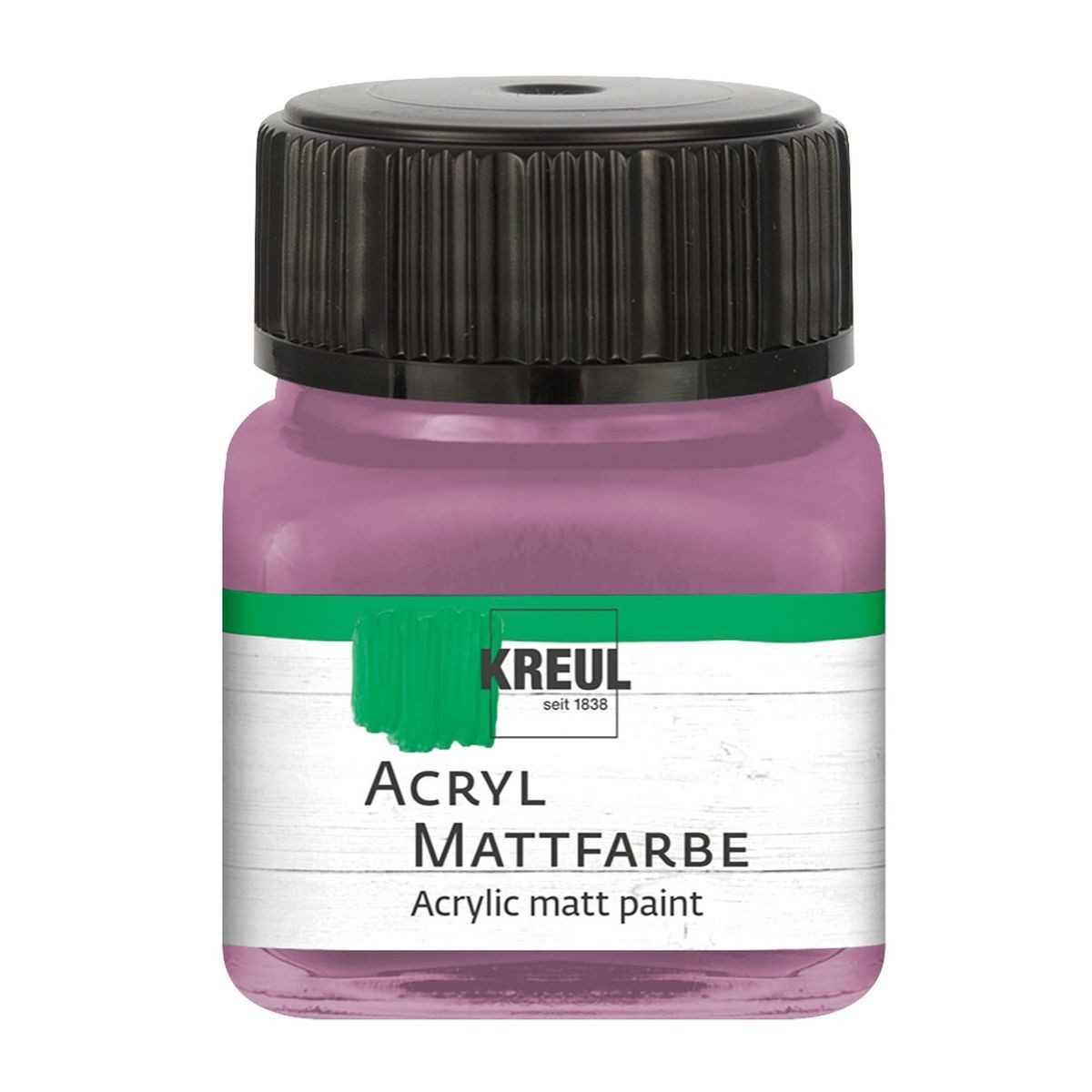 C. KREUL Acrylfarbe KREUL Acryl Mattfarbe malve 20ml Glas