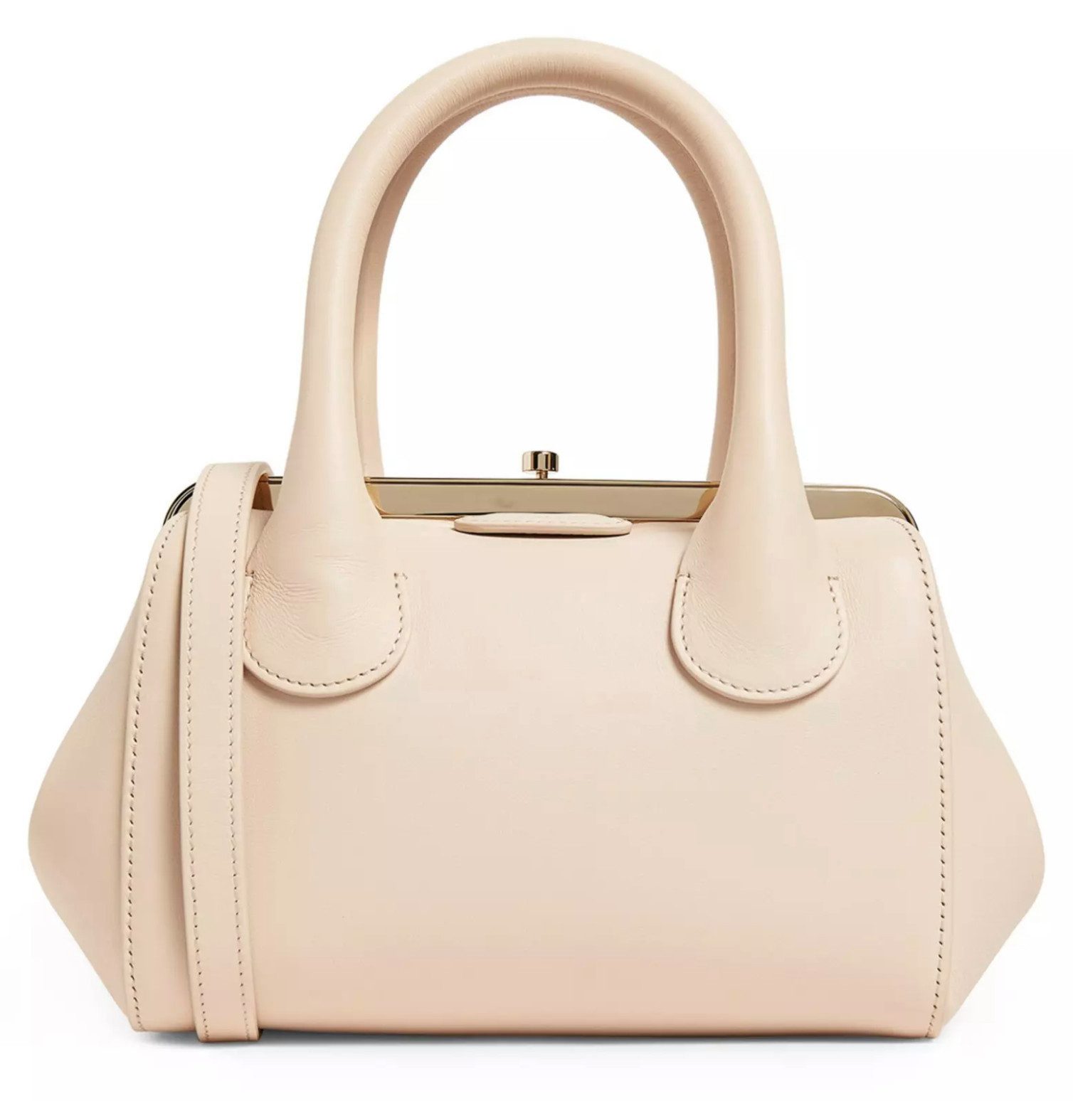 Chloé Schultertasche Joyce Frame Leder Tasche Umhängetasche, Abnehmbarer und verstellbarer Schulterriemen für vielseitiges Tragen