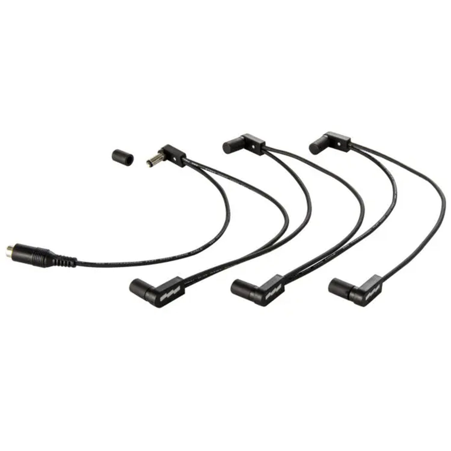 EBS EBS Kabel DC-6 6-fach Verteiler für Netzteile mit 2.1 mm Stecker Instrumentenkabel, (30 cm), 6-fach Verteiler Kabel für Netzteile