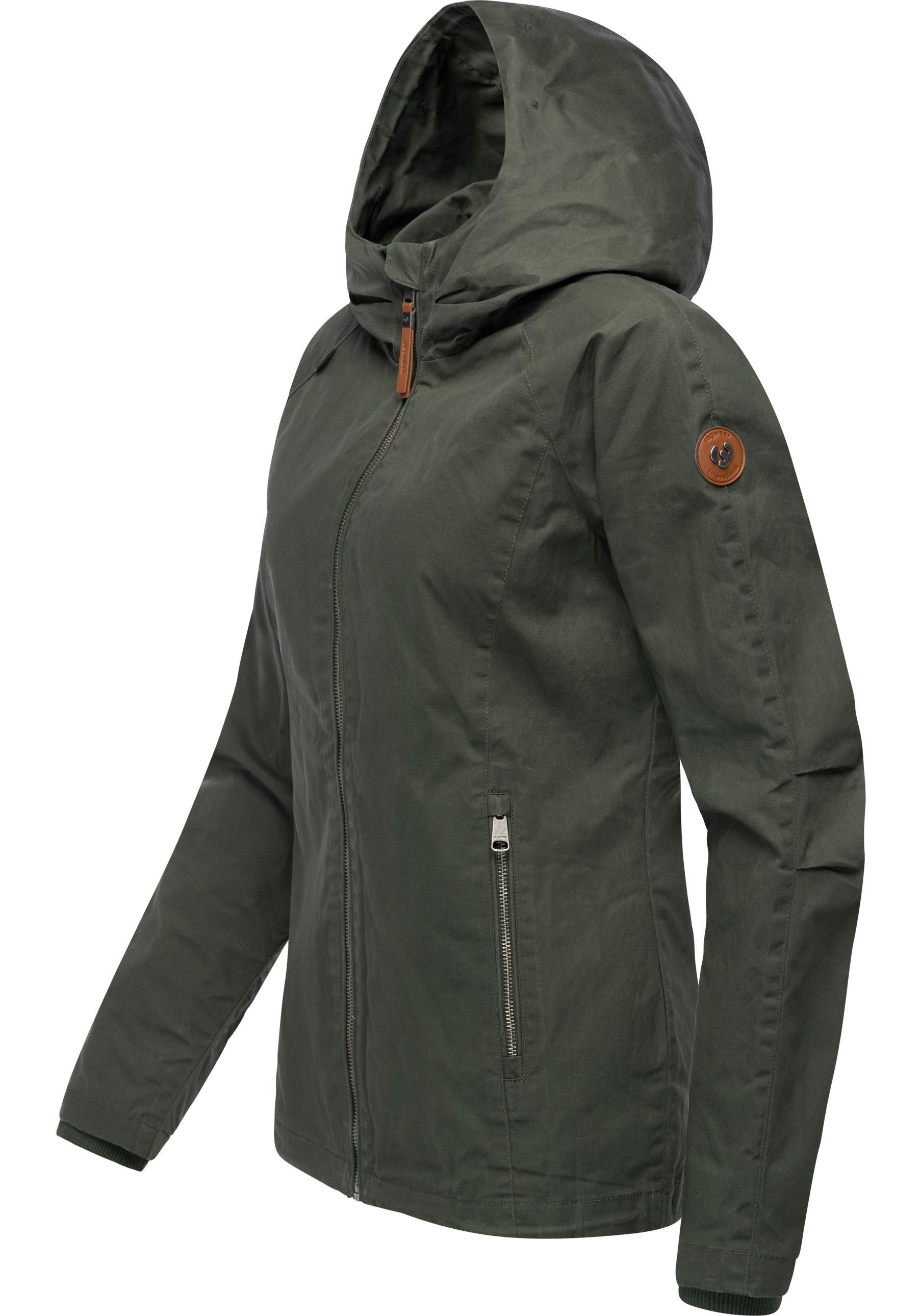 Ragwear Outdoorjacke Dizzea Vintage YOUMODO Beschichtete Damen Übergangsjac günstig online kaufen