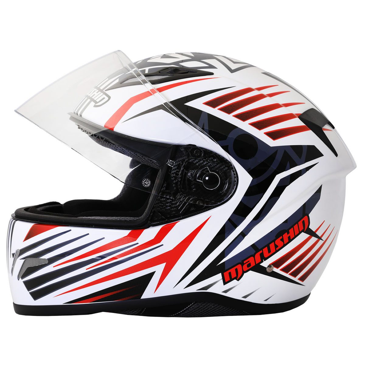 Marushin Motorradhelm Helm-RS3 Samurai, Motorrad Helm Integralhelm komfortabler sportliche Tourenfahrer