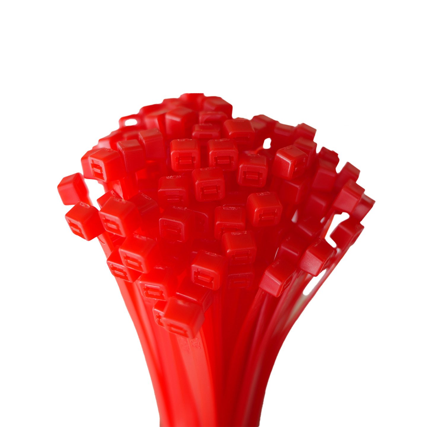 HORZEFIX Электропроводbinder set rot lang uv beständig Universalbinder 2,5, 3,6, 4,8, 7,6 breit (Packung, 500-St., VPE= 5 x 100 Электропроводbinder im Polybeutel) Temperaturbeständig/wetterfest