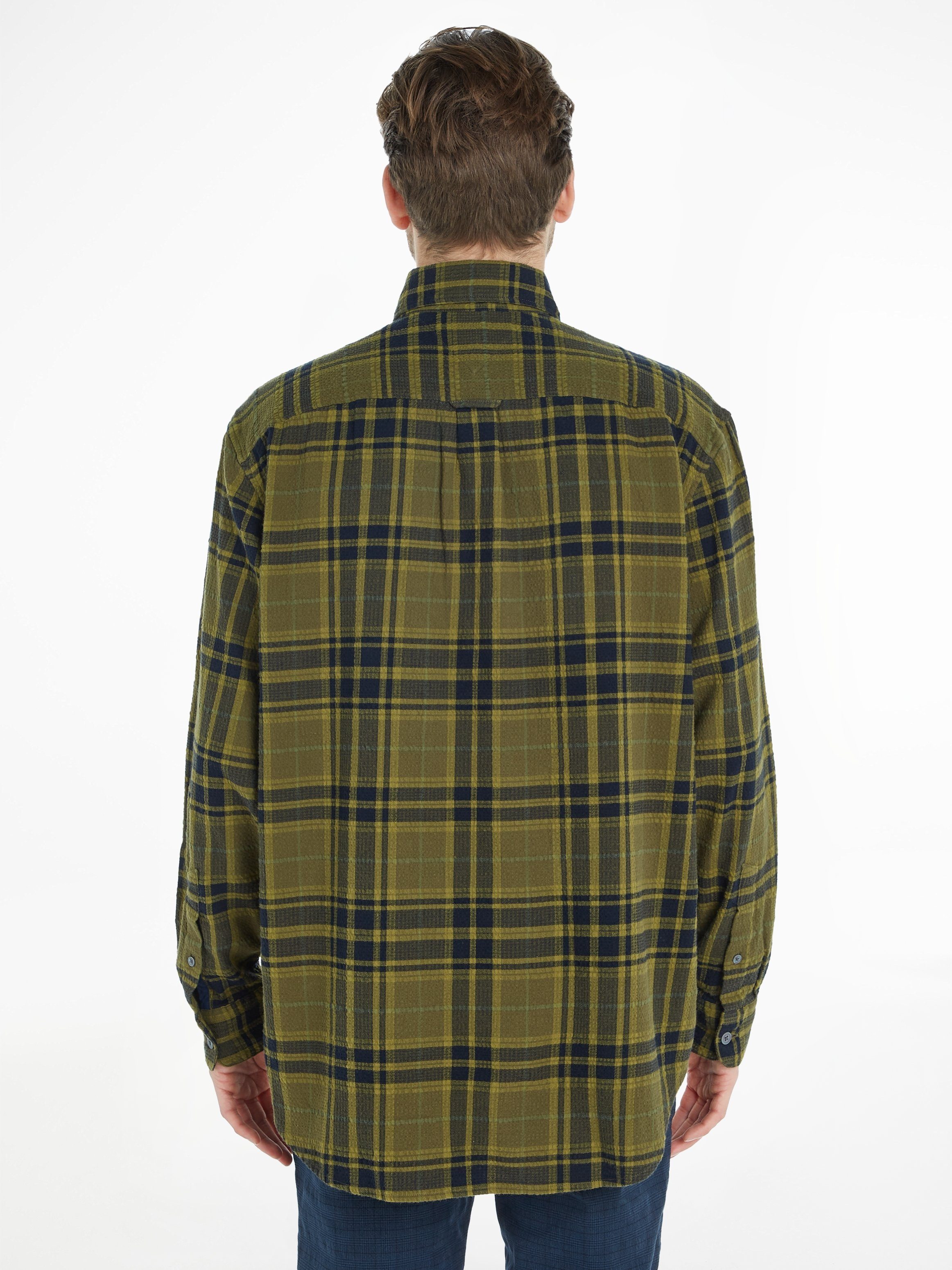 Tommy Hilfiger Langarmhemd TONAL TARTAN SHIRT günstig online kaufen
