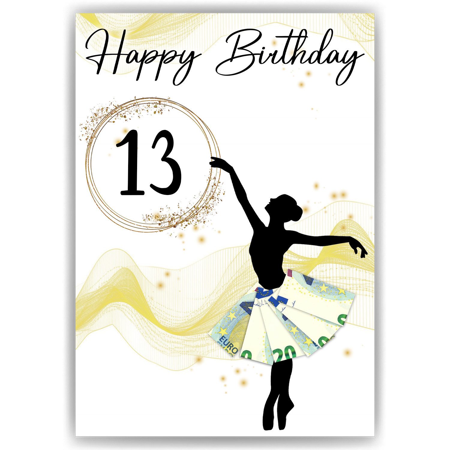 Tigerlino Poster Geburtstag Geldgeschenk Frauen Freundin günstig online kaufen