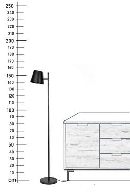 WohnAura Stehlampe Stehlampe Coal, Nein