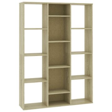 furnicato Raumteiler Raumteiler/Bücherregal Sonoma-Eiche 100x24x140 cm Holzwerkstoff