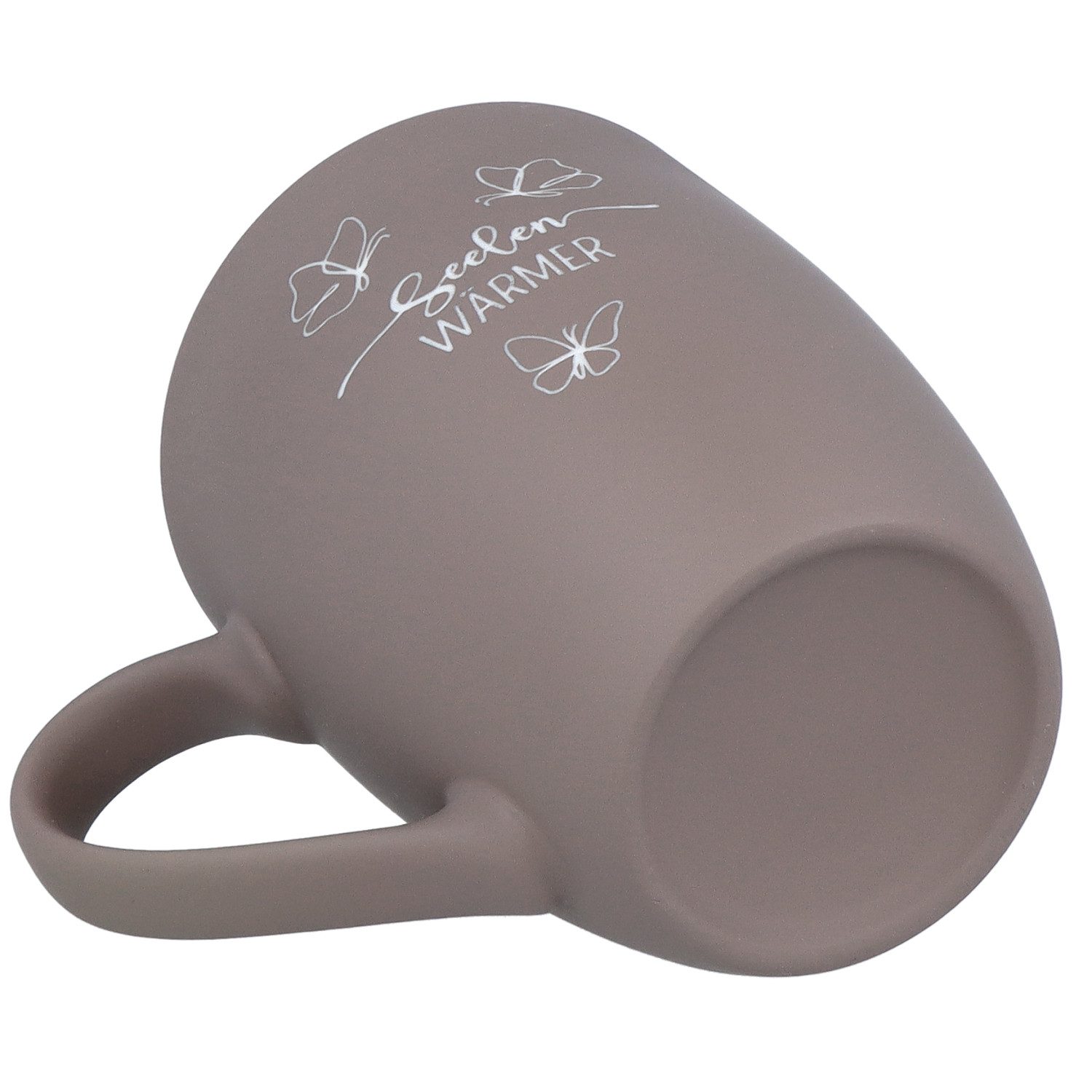 Spruchreif® Tasse SOFT-TOUCH-Tasse mit beidseitiger Gravur, Geschenkidee Teeliebhaber – Bild 3 von 4