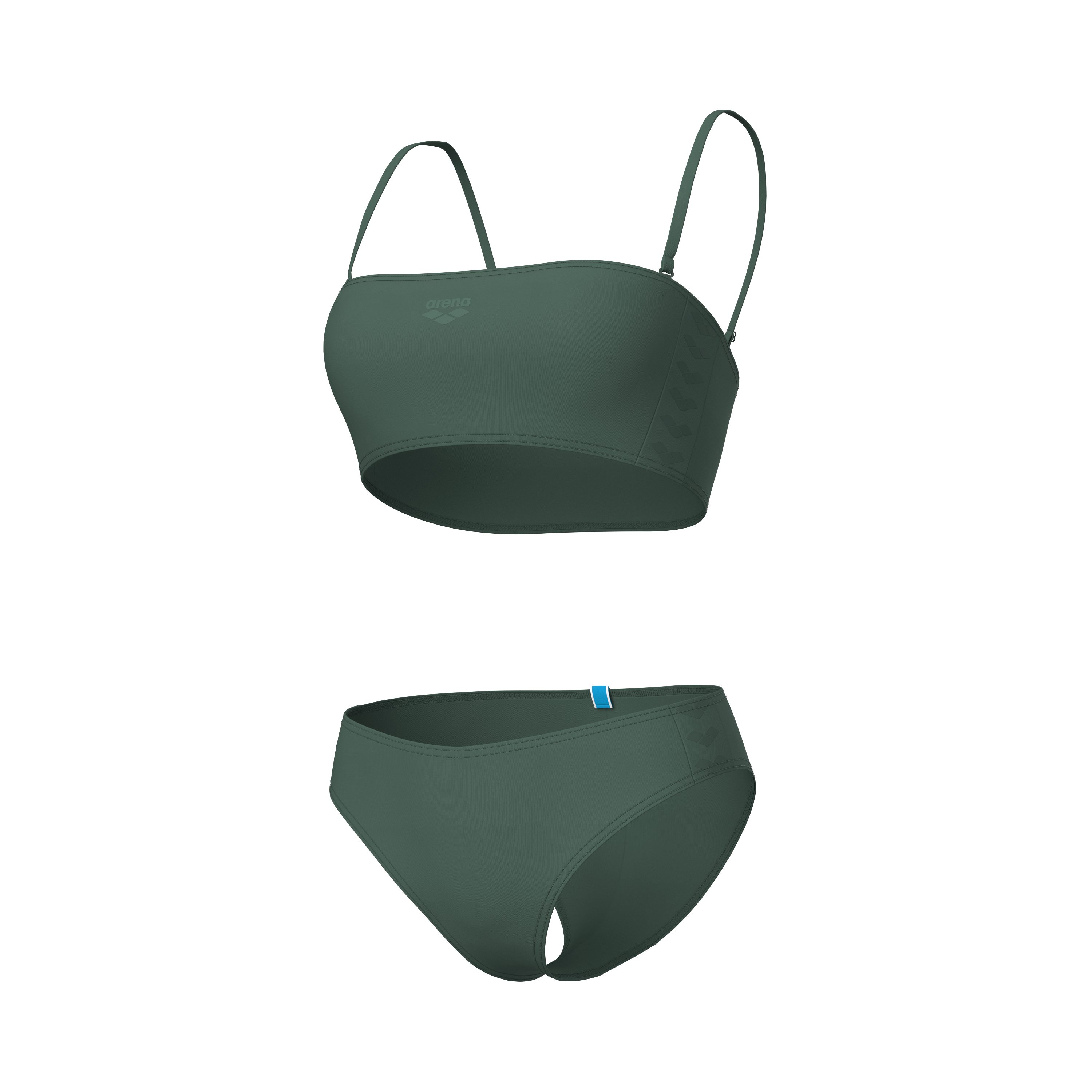 Arena bustier bikini WOMEN'S ARENA TEAM STRIPE STRAPLESS (2-pcs)