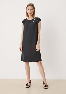 s.Oliver BLACK LABEL Minikleid Satinkleid mit Cut Out Cut Out