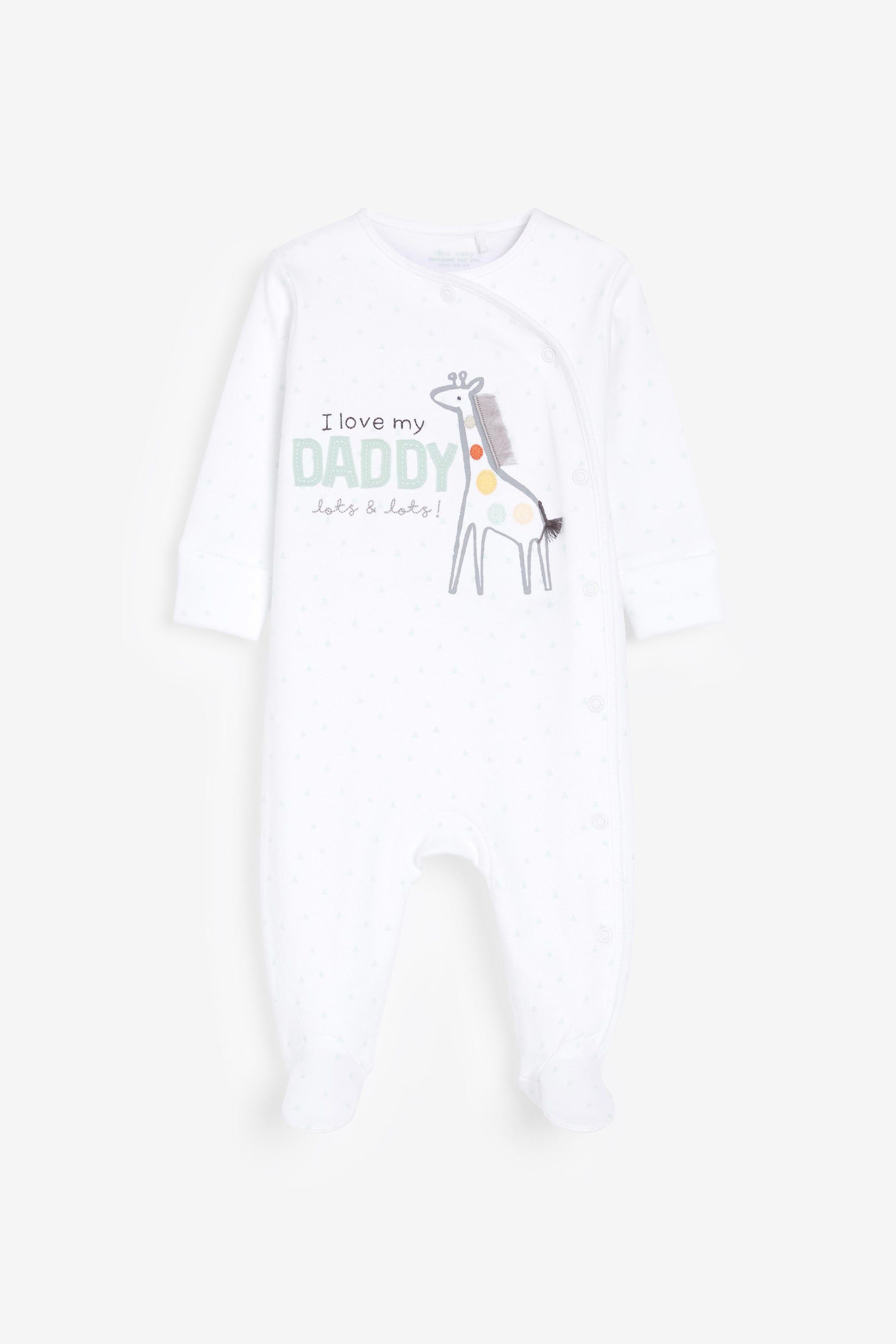 Schlafoverall Next Giraffe Single Schlafanzug (1-tlg) Baby Daddy