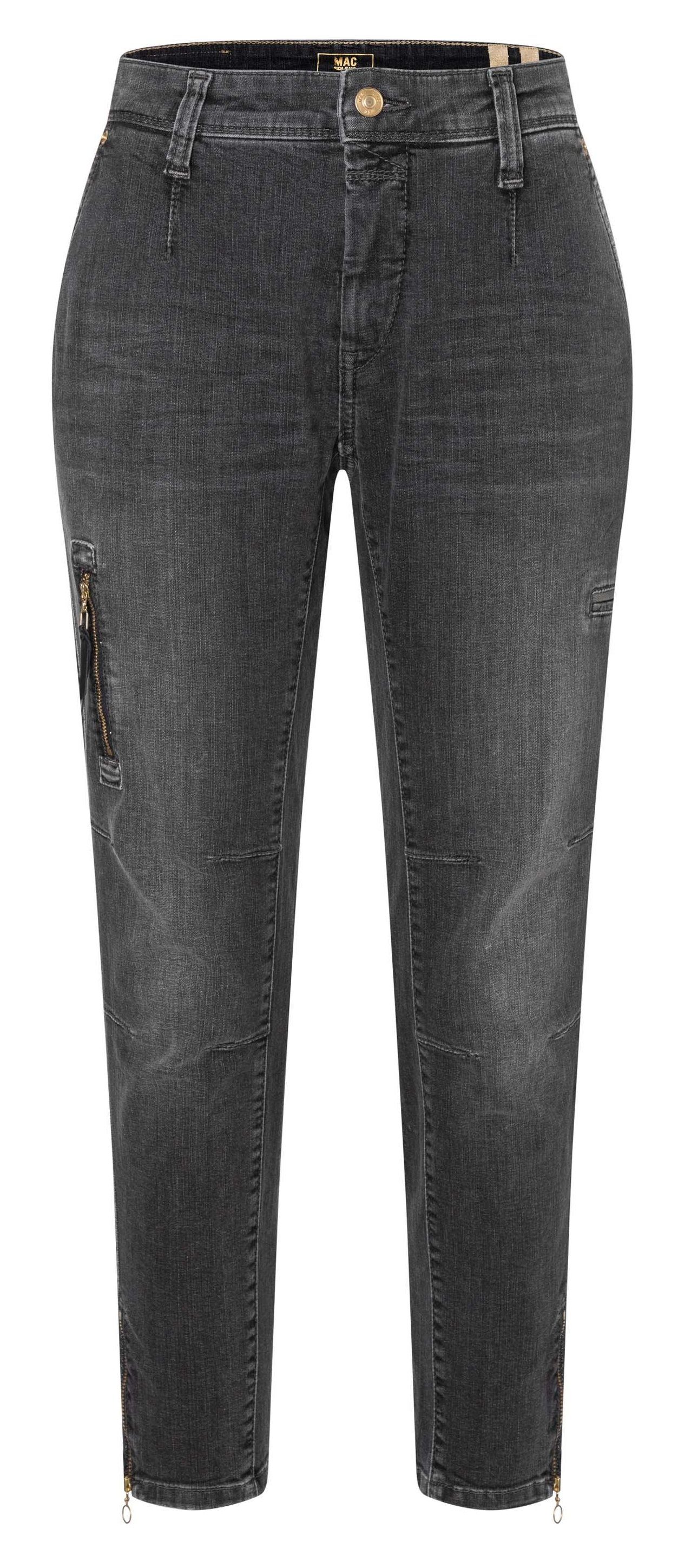 MAC grey RICH schwarz used black MAC D928 2377-97-0398L Stretch-Jeans