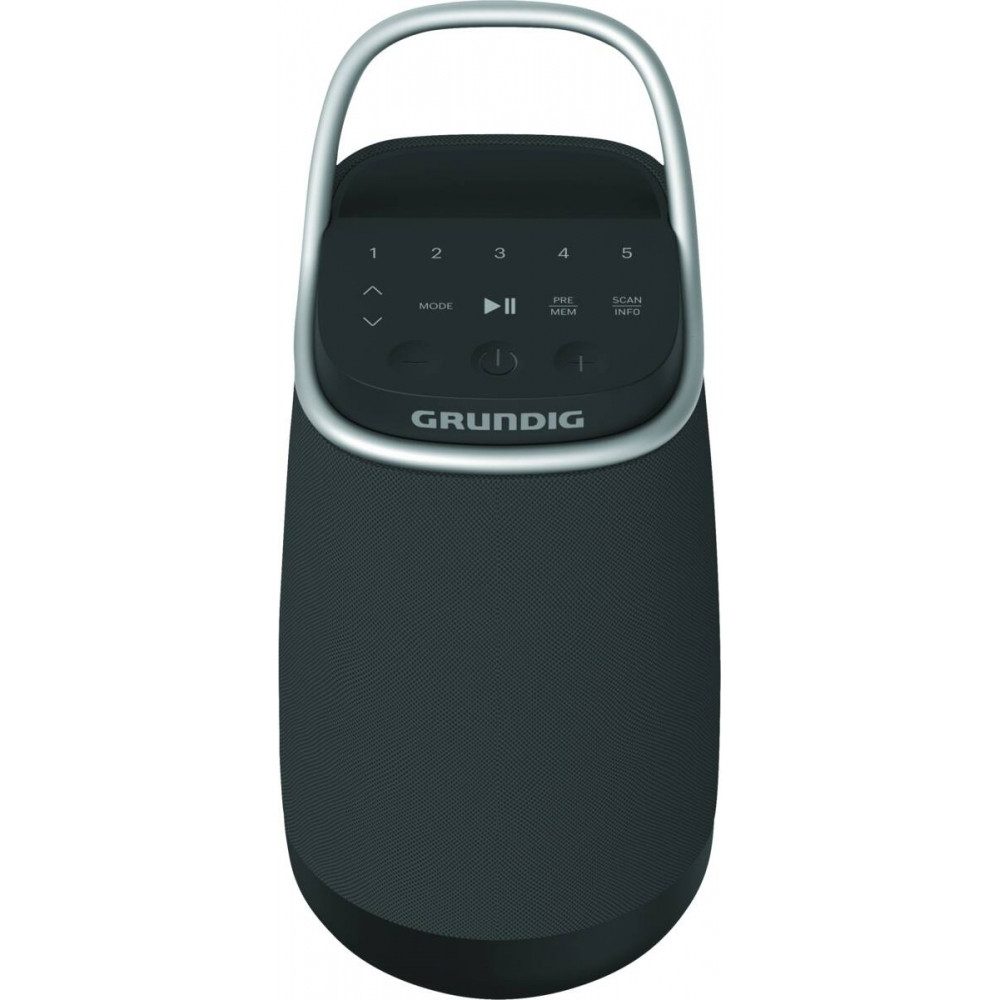 Grundig Grundig Band 360 portabler Lautsprecher. Radio (UKW und DAB+ Radio, IPX5 Schutz gegen Strahlwasser)