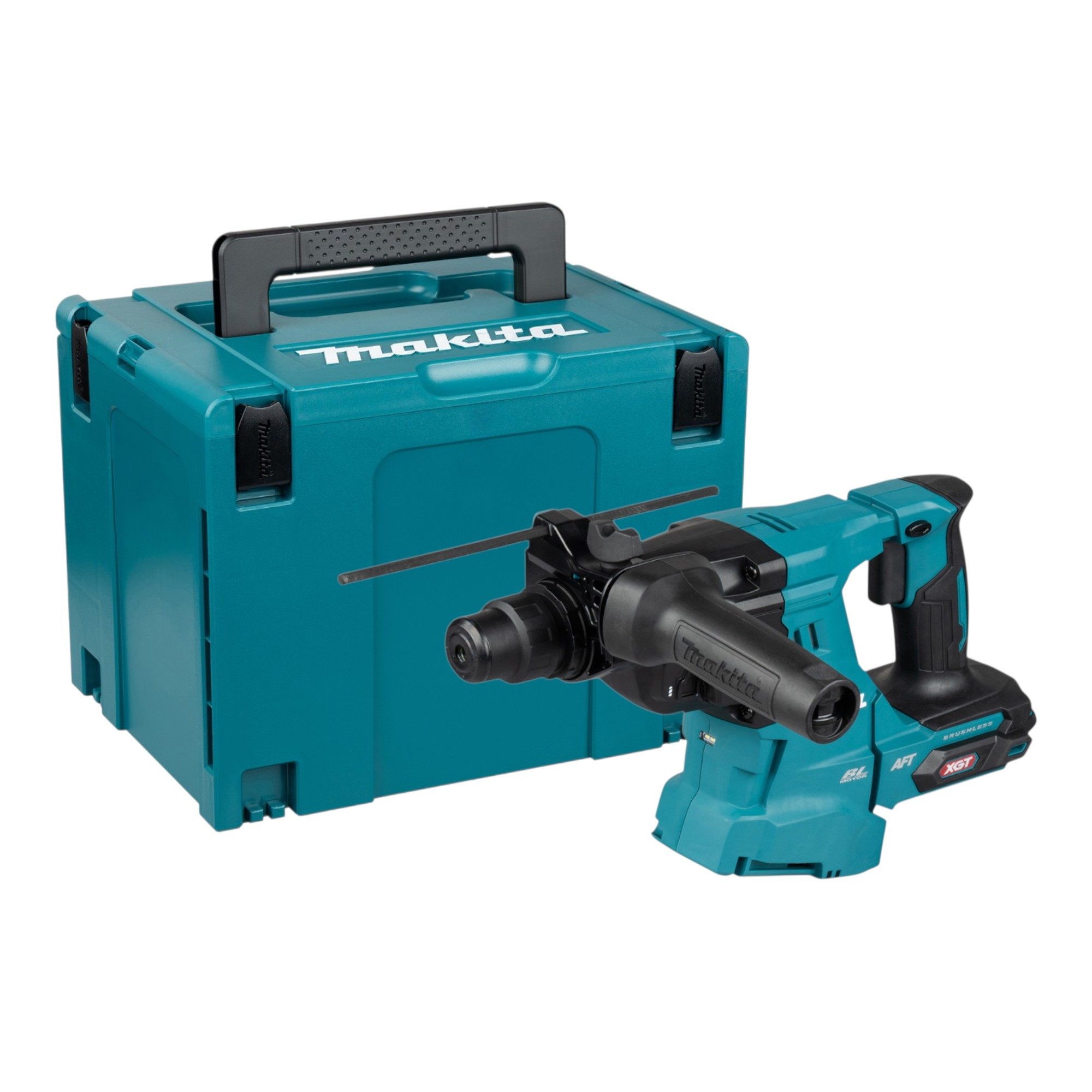 Makita Schlagbohrmaschine HR 011 GZ01 Kombihammer 40 V 3,3 J + Makpac - ohne Akku, ohne Lader