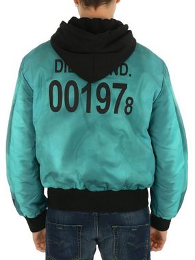 Diesel Bomberjacke Gefüttert - abnehmbarer Hoodie - J-FOREST 5II - Gr.L