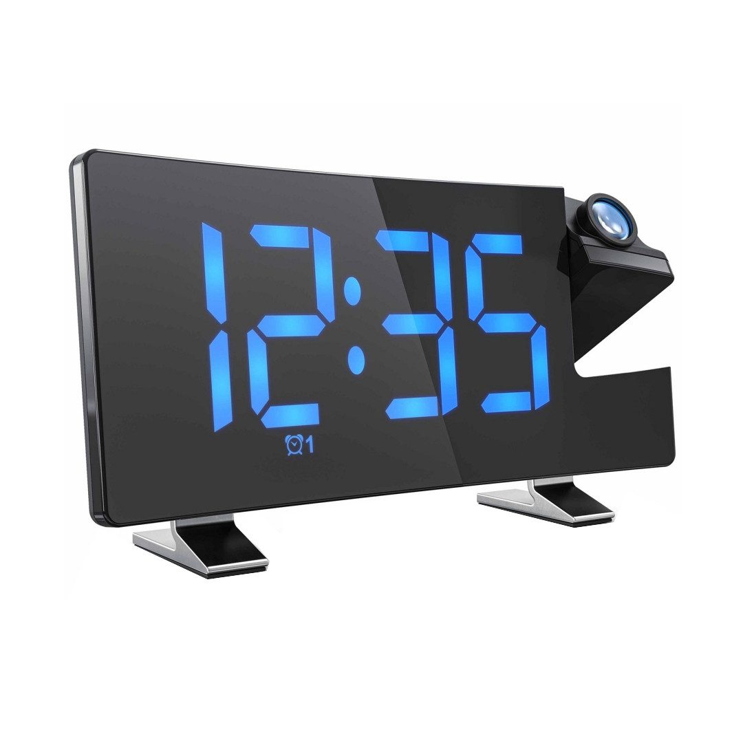 MODFU Projektionswecker LED Digital Wecker Projektion Alarm Radiowecker Rad günstig online kaufen