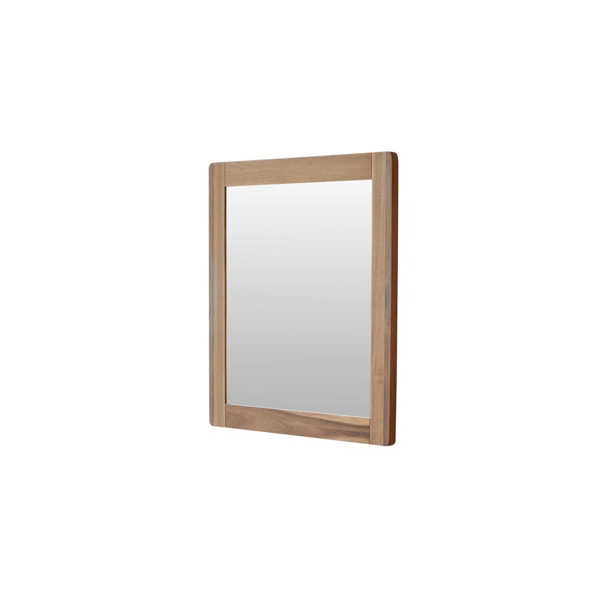 Tikamoon Зеркало Зеркало aus massivem Akazienholz 55,5x50 Lila