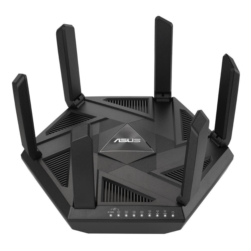 Asus RT-AXE7800 WLAN-Router, Tri-Band, WiFi 6E, 802.11ax Router, 6GHz-Band,  AiProtection, Pro, AiMesh