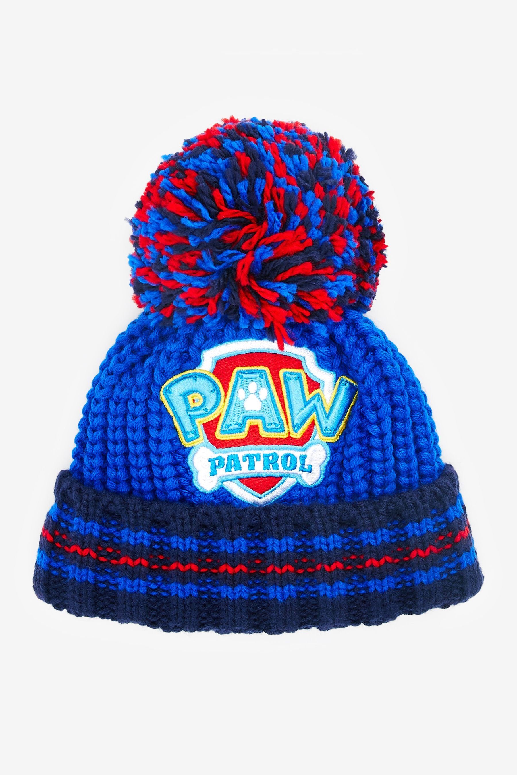 Next Mütze & Schal Lizensierte Bommelmütze (1-tlg) PAW Patrol Blue