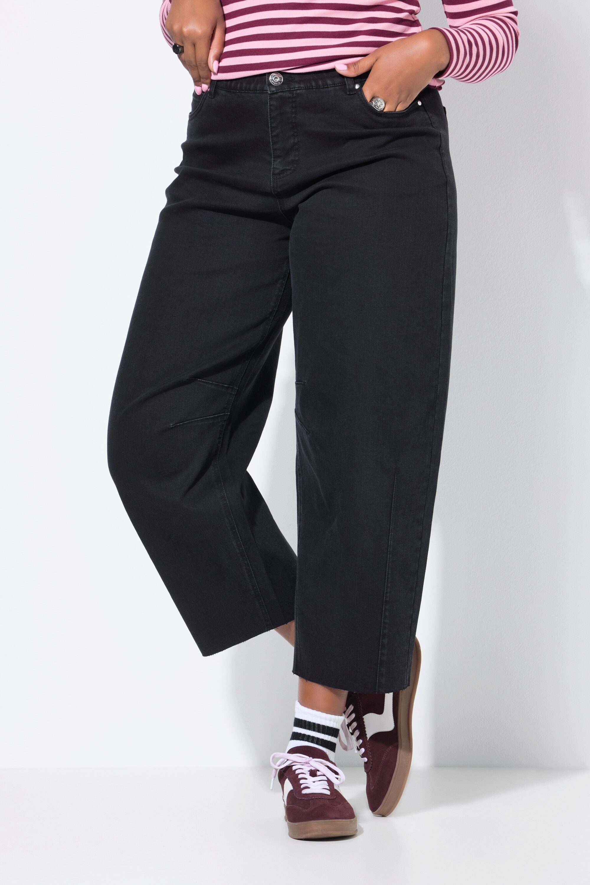 Regular-fit-Jeans Barrel-Jeans Balloon Legs HighWaist