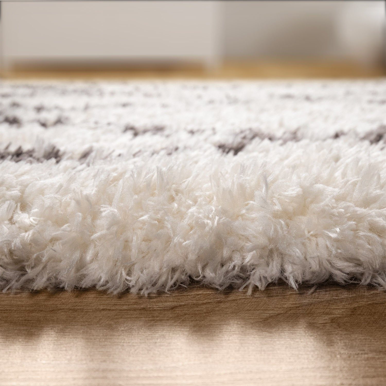 Paco Home Hochflor-Teppich "Maghreb 77" rechteckig 44 mm Höhe modernes Raut günstig online kaufen
