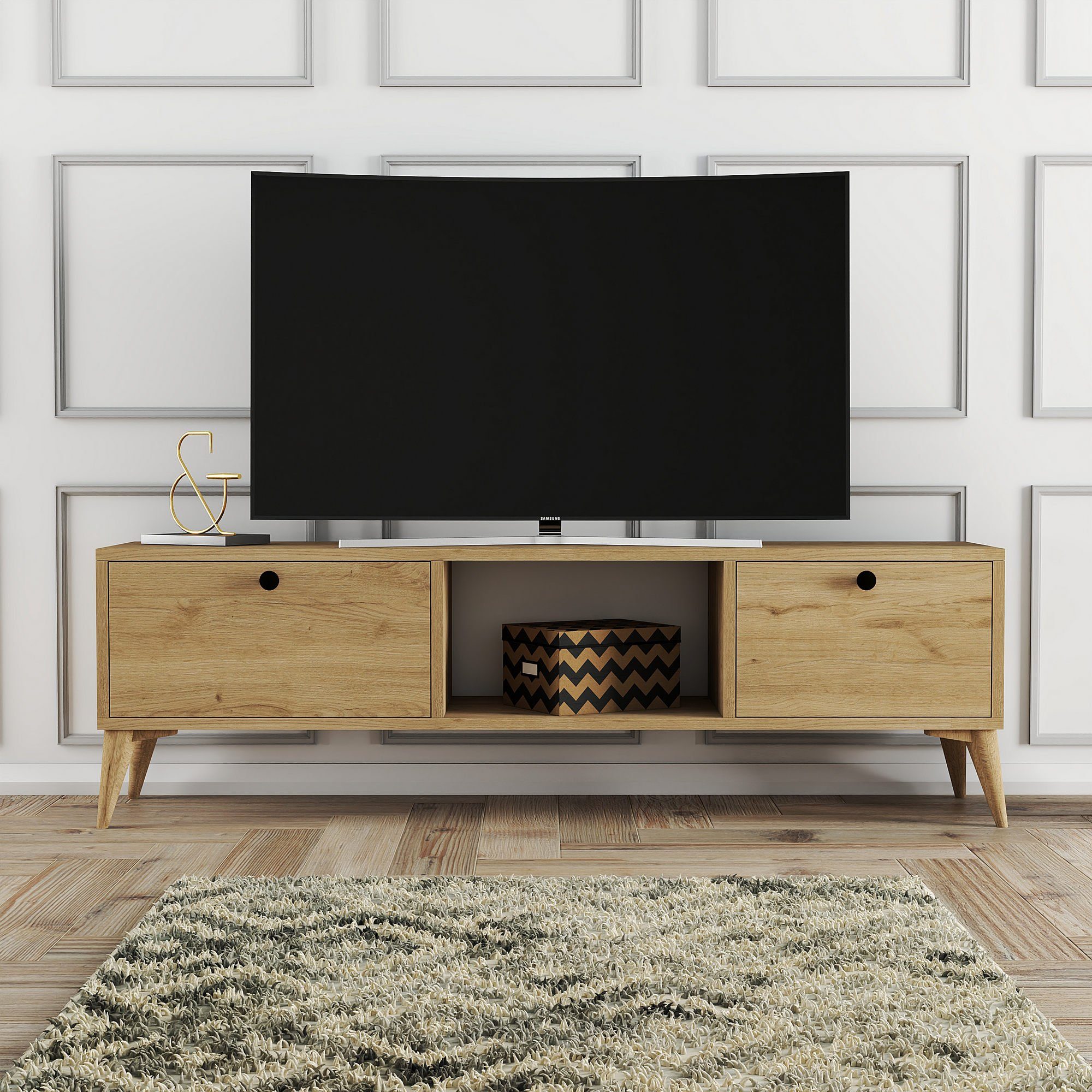 Skye Decor TV-Schrank Schränke, 42,6x138x29,5 cm, 100% Melaminbeschichtete Partikelplatte