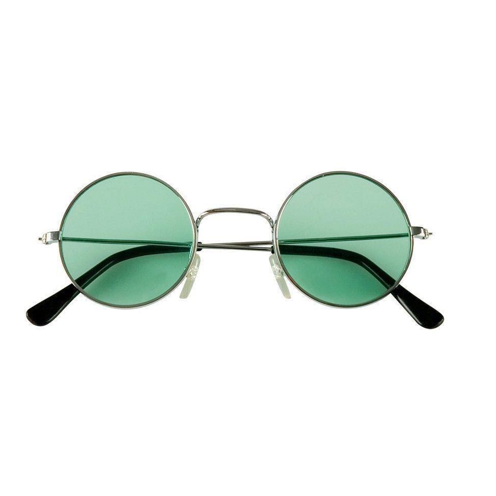 Metamorph Kostüm Hippie Brille grün, 40