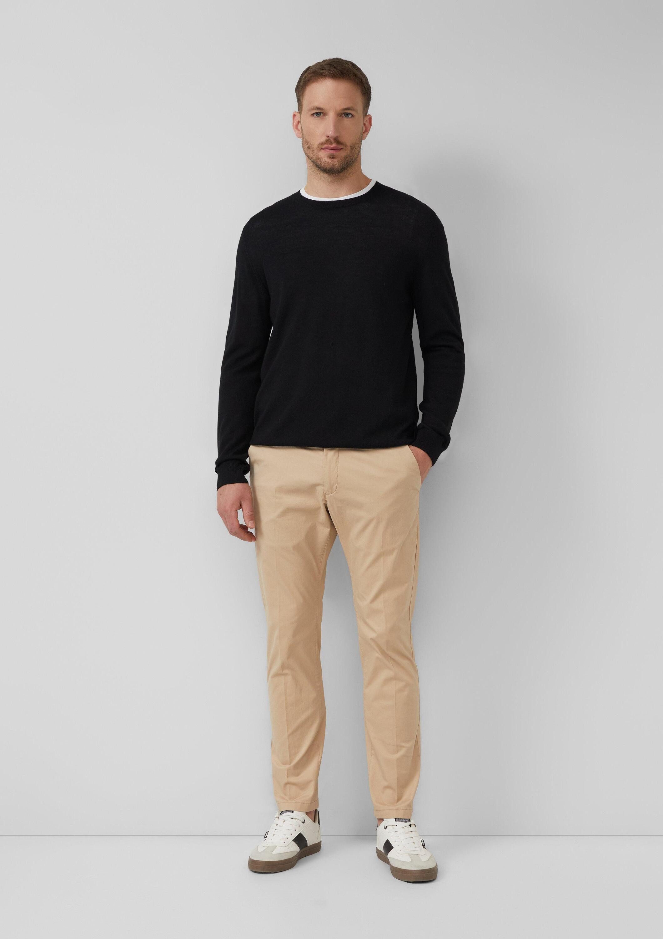 s.Oliver Chinos Hose Regular Fit: Chinohose aus Premium-Baumwollstretch günstig online kaufen
