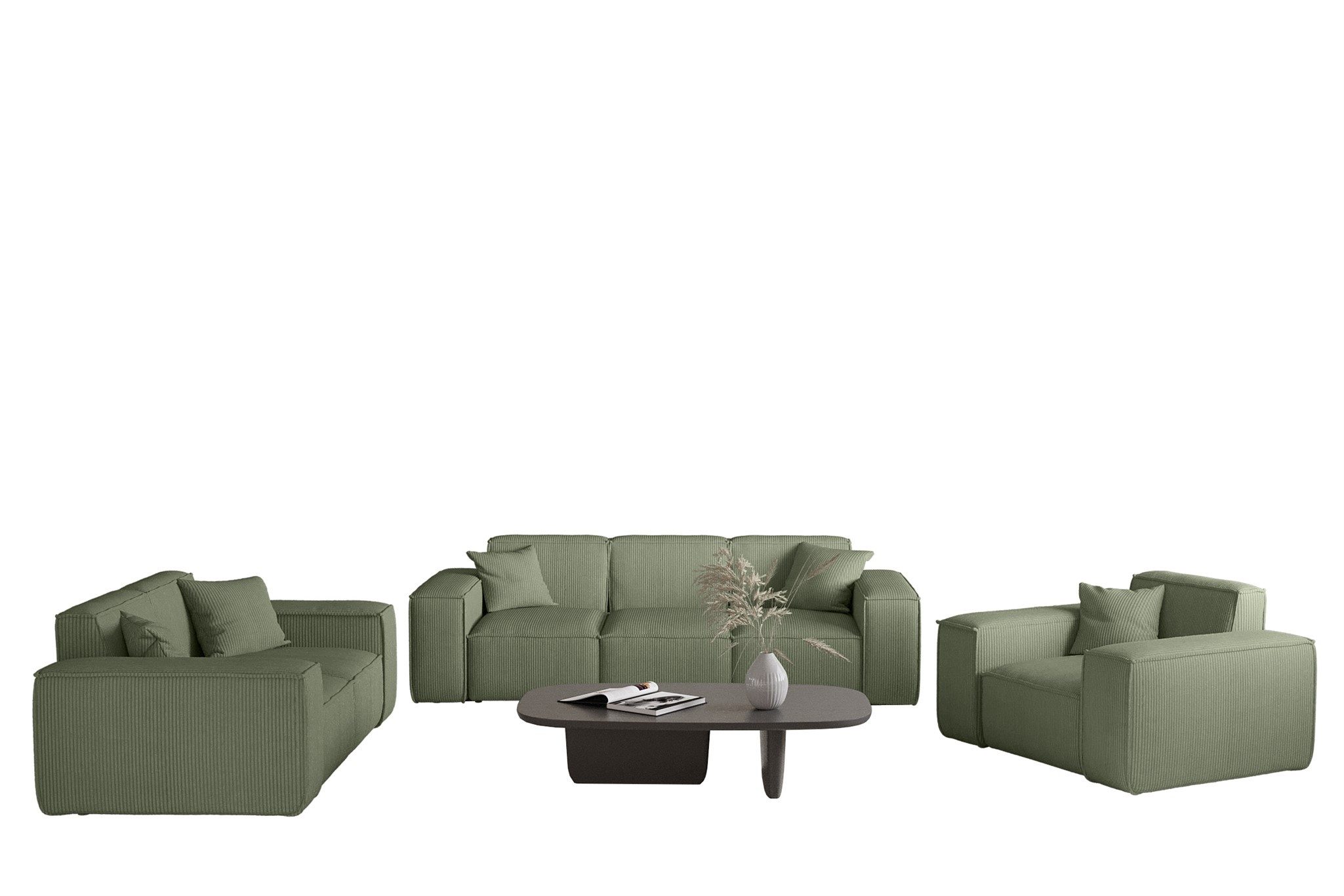Fun Möbel Polstergarnitur Sofaset Designersofa CELES günstig online kaufen