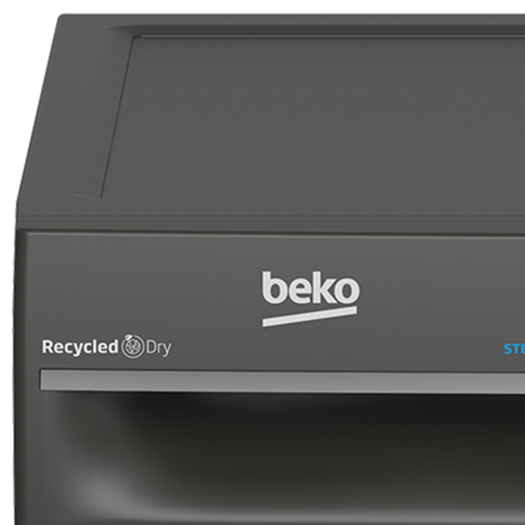 BEKO Wärmepumpentrockner Manhattan Gray B3T22491M, Dampffunktion, Silent-Programm, Allergikergeeignet, Aquawave