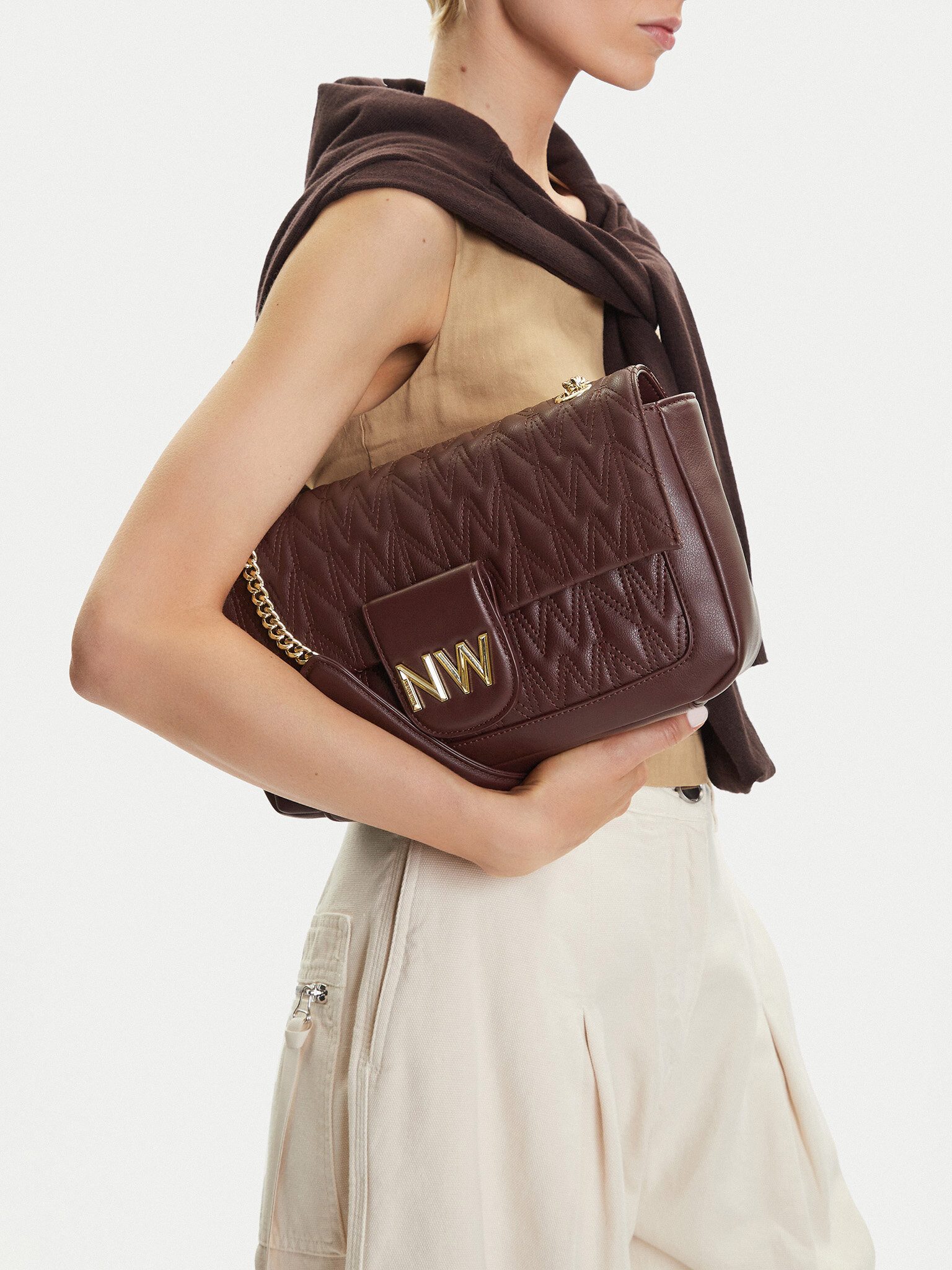 Nine West Handtasche Nine West Damenhandtasche Burgund NINE WEST CEO-ASTORIA-ALLURE-LX10165