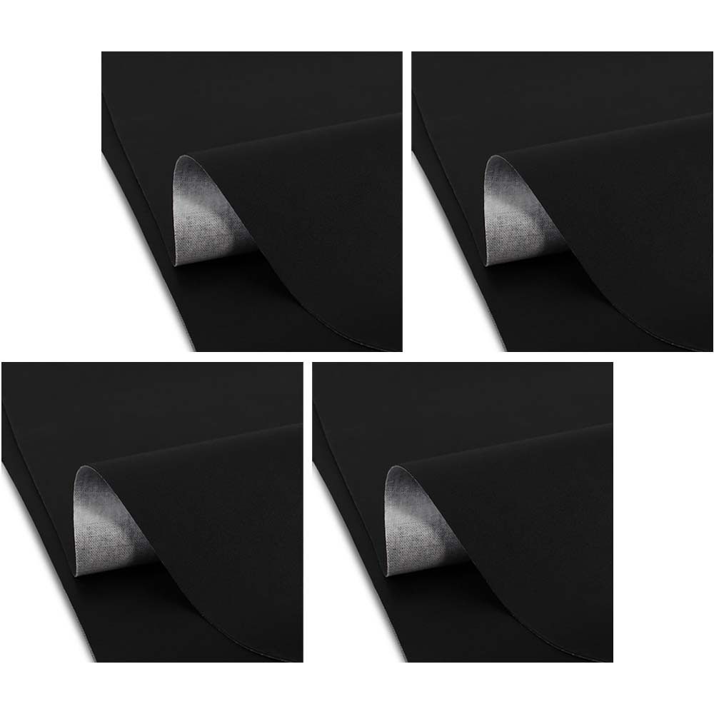 Tourtecs Sitzbank 4er-Set # Motorrad Sitzbank-Bezug Universal Schwarz