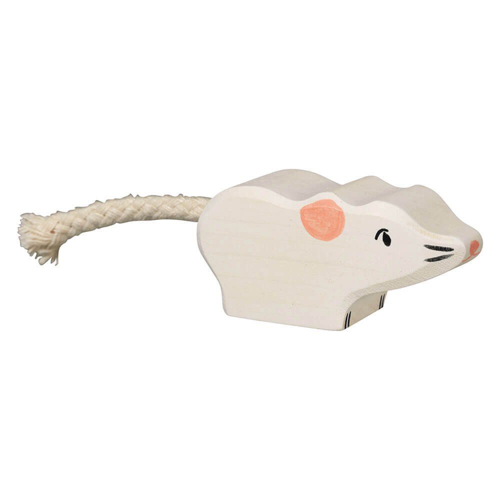 Holztiger Spielfigur HOLZTIGER Maus aus Holz