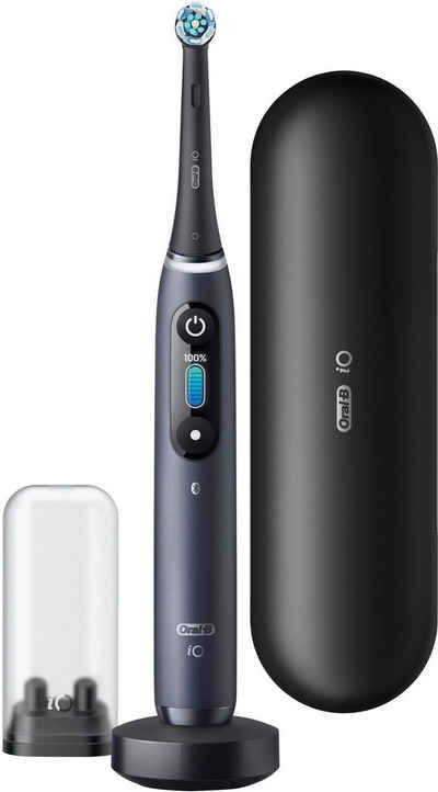 Oral B Elektrische Zahnbürste iO Series 8N, Aufsteckbürsten: 1 St., Magnet-Technologie
