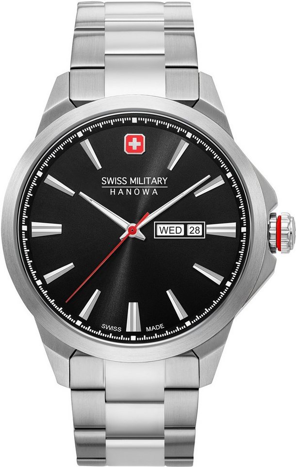 Swiss Military Hanowa Schweizer Uhr DAY DATE CLASSIC, 06-5346.04.007,  Wochentag