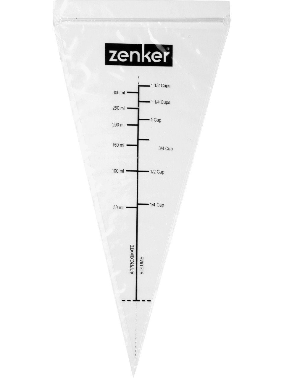 Zenker Backblech Zenker Einwegspritzbeutel Patisserie zum Schmelzen, ABS