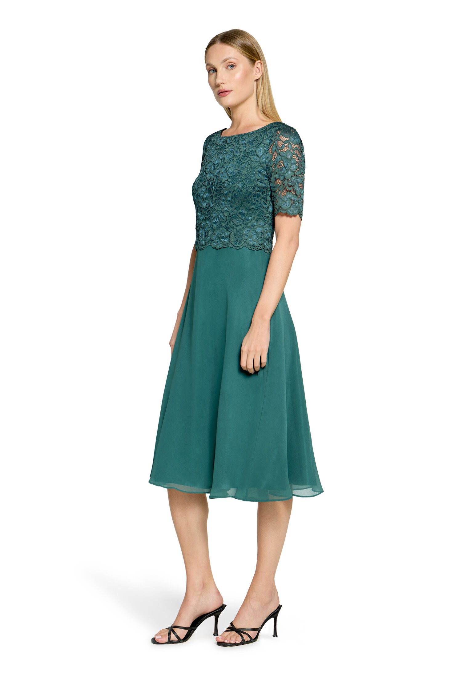 Vera Mont Cocktailkleid Damen mit Spitze Spitze
