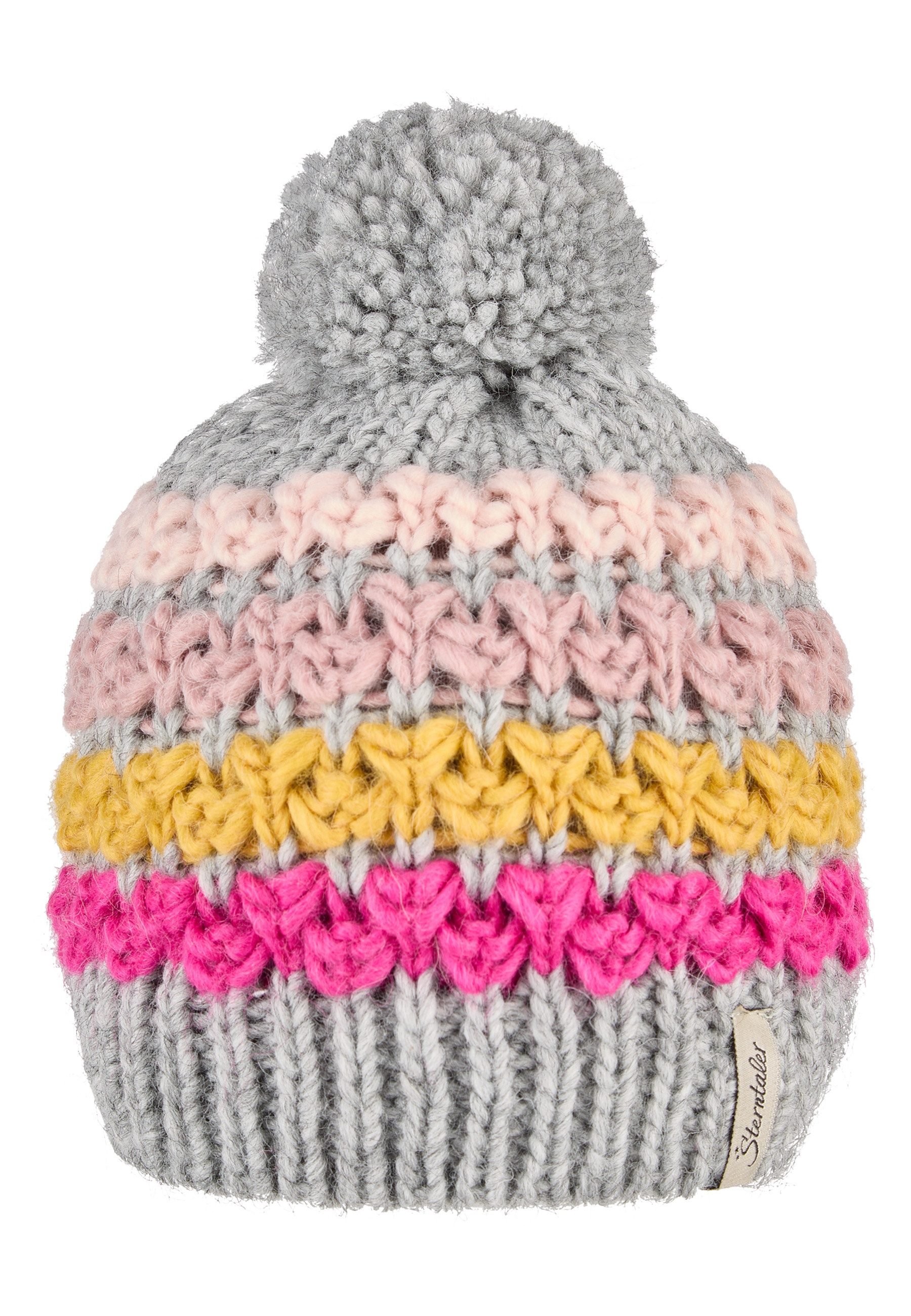 Sterntaler® Bommelmütze Bommelmütze Streifen (1-St)