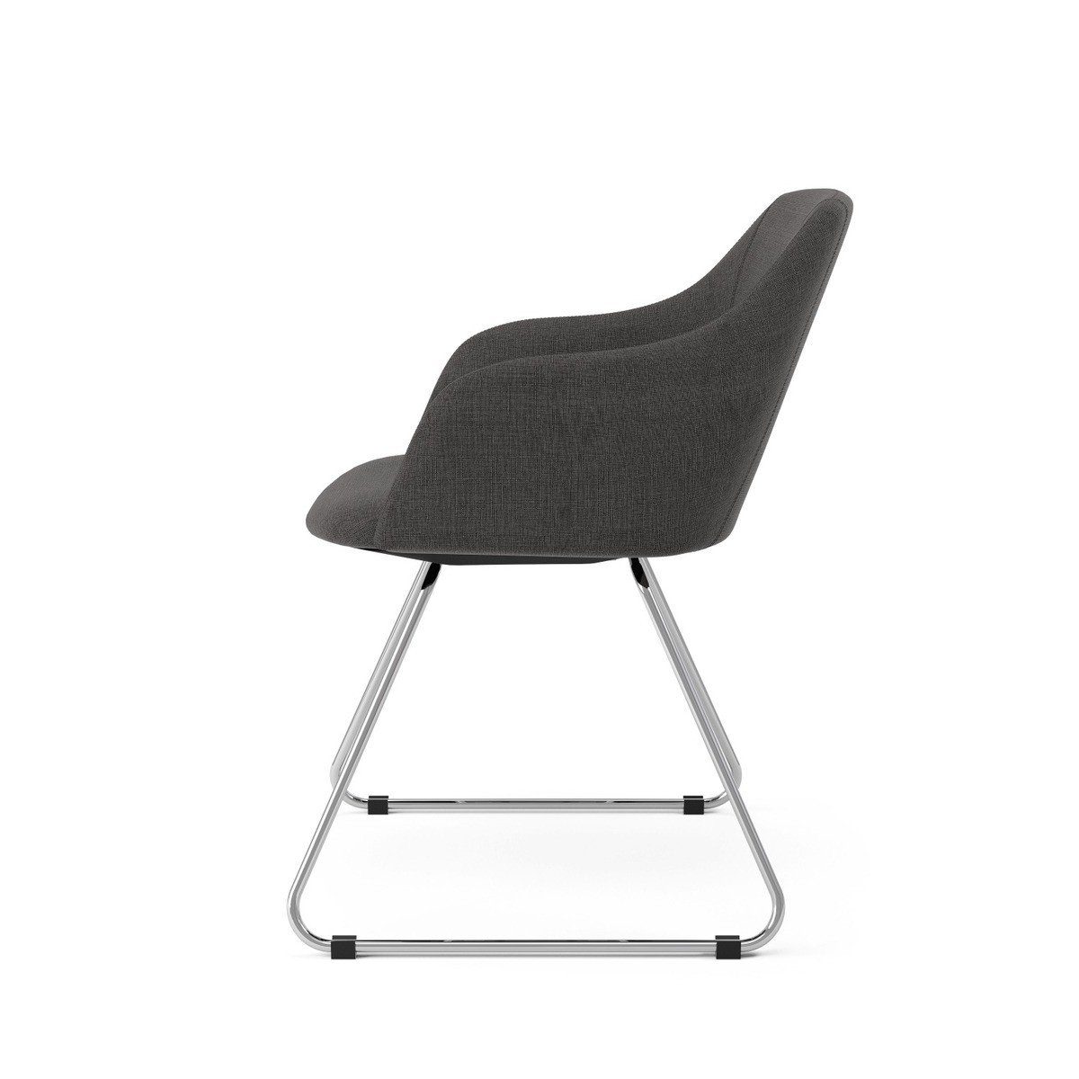 KAWOLA Esszimmerstuhl MALIMA, Stuhl Stoff Metallkufe versch. Farben