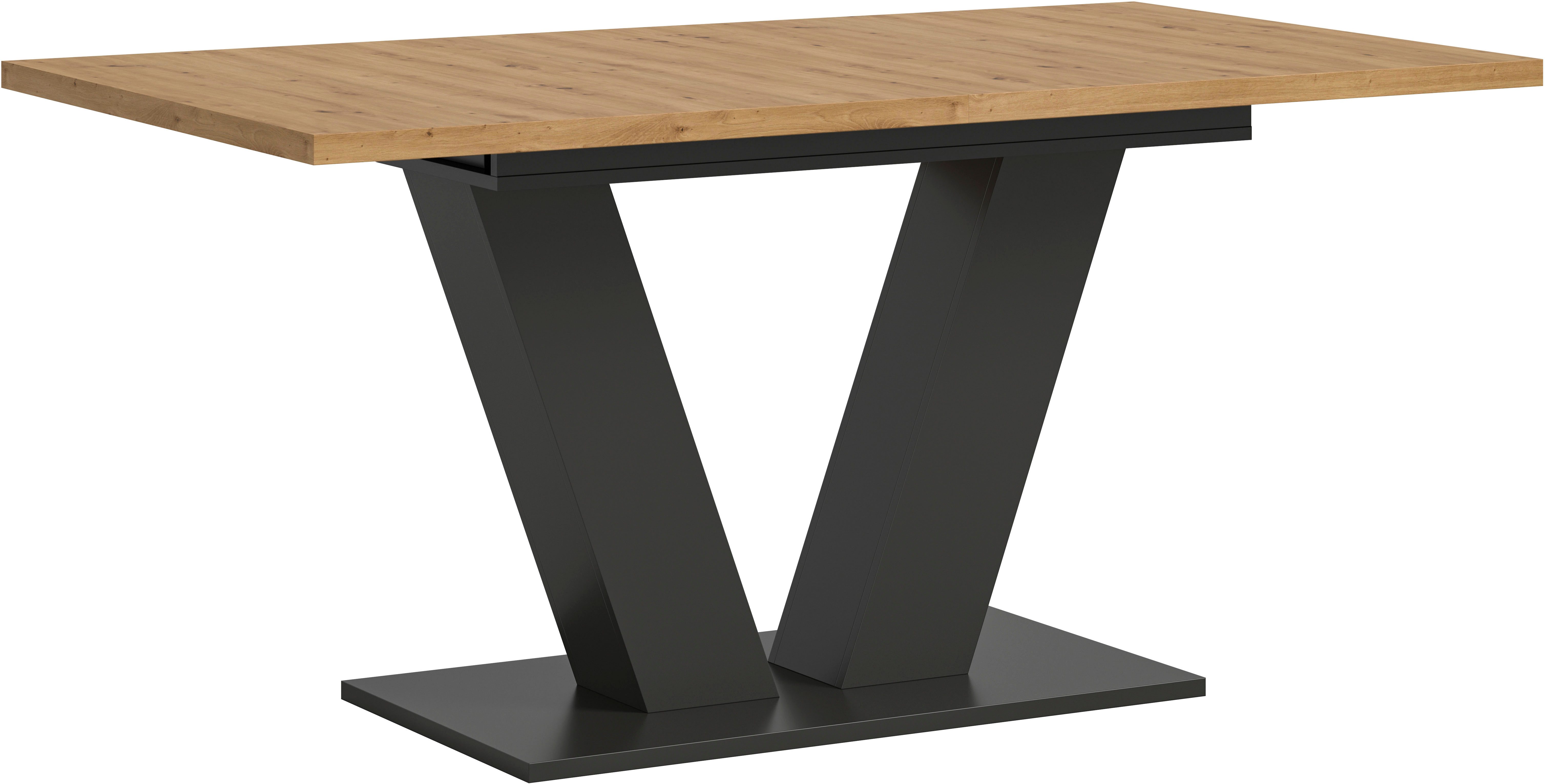 Esstisch Motus, ausziehbar 150 -190 cm, inklusive 40 cm Einlegeplatte