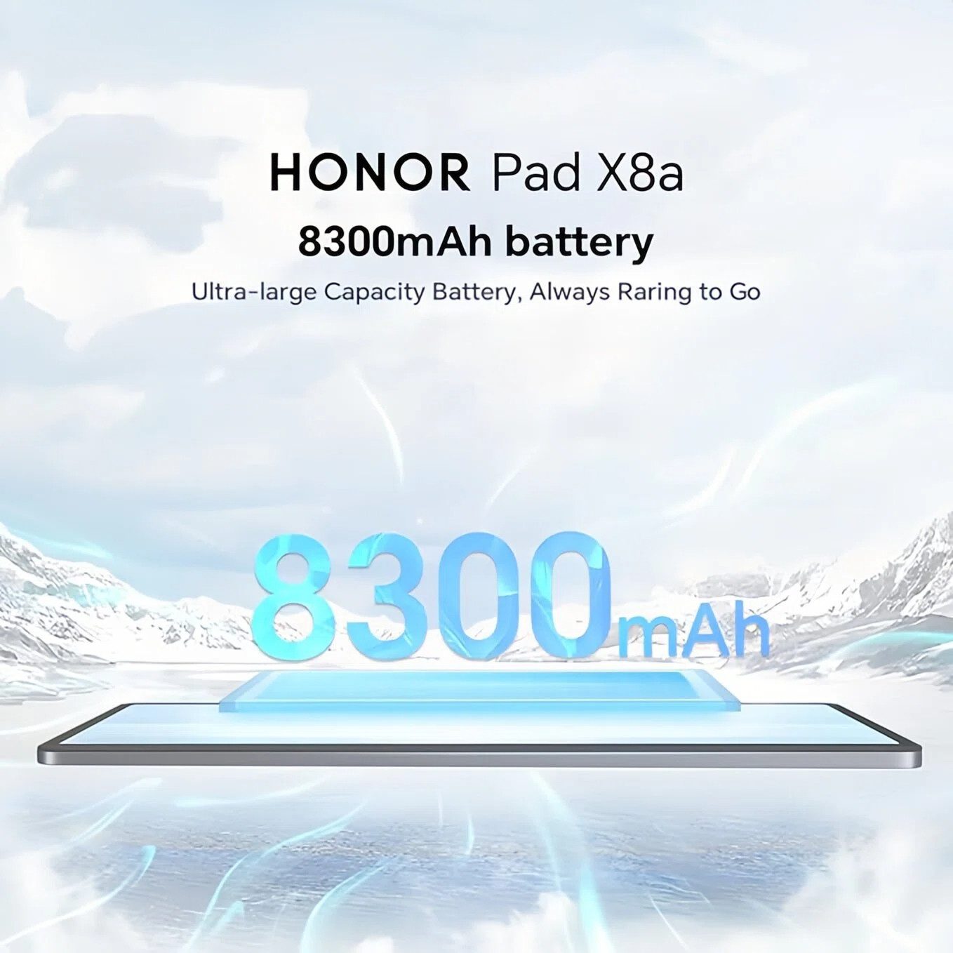 Honor HONOR Pad X8a Tablet (11 Zoll, 4GB RAM, 64GB/128GB Speicher) Tablet (11", MagicOS 8.0( Android 14) grau