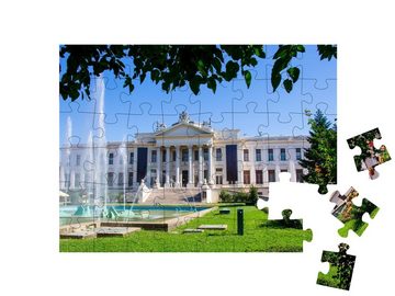 puzzleYOU Puzzle Der schöne blühende Rosengarten von Szeged, Ungarn, 48 Puzzleteile, puzzleYOU-Kollektionen Ungarn