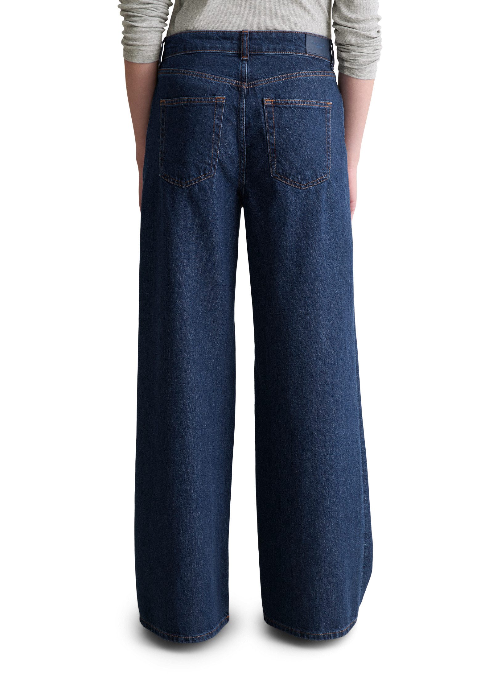 Marc O'Polo DENIM Weite Jeans aus Rigid Denim ohne Elasthan