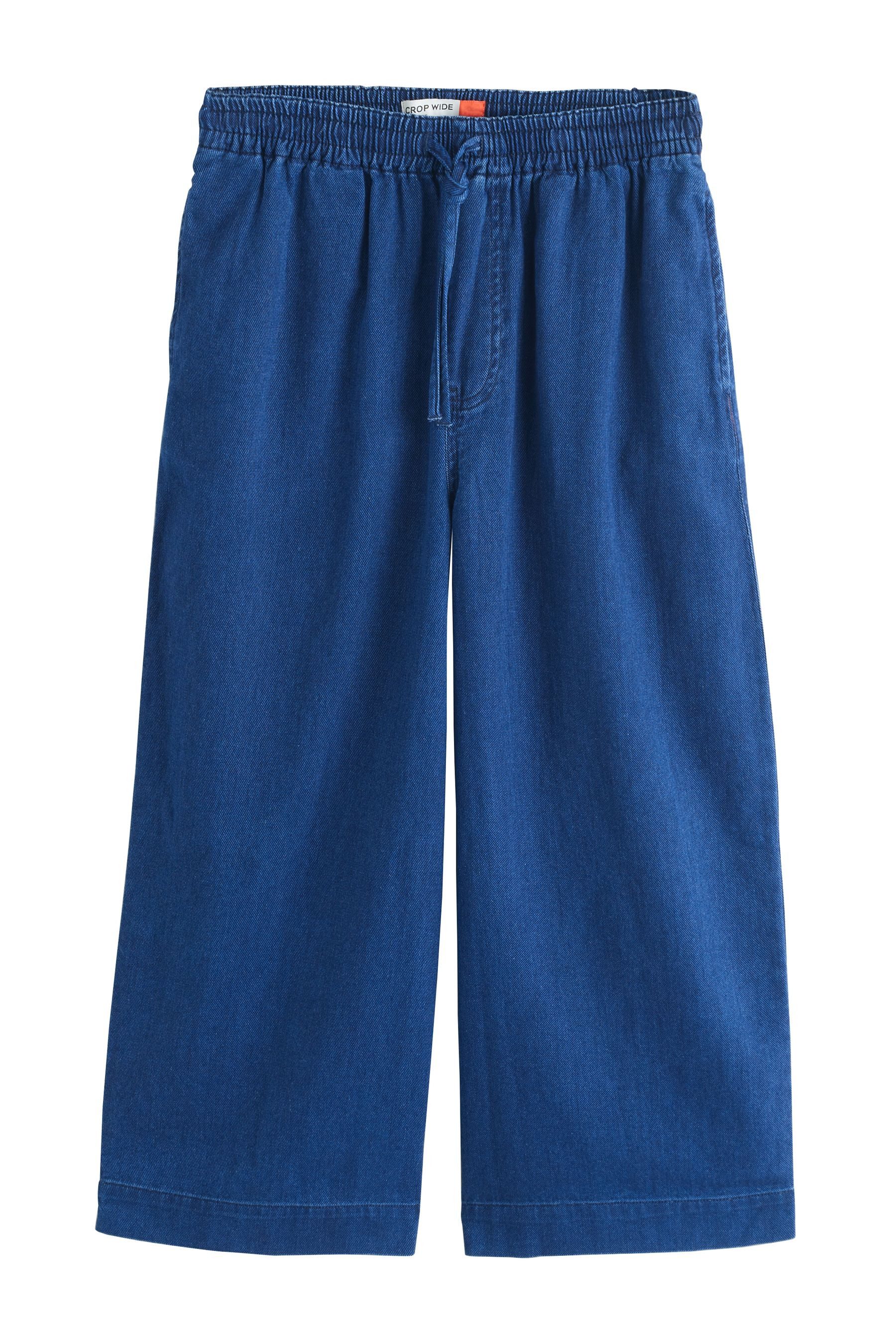 Schlupfjeans Leichte, verkürzte Schlupfjeans mit weitem Bein