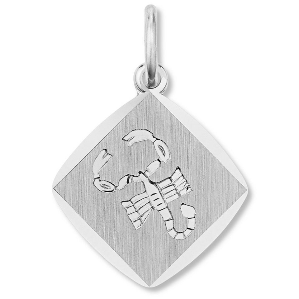 ONE ELEMENT Kette mit Anhänger Skorpion Sternzeichen Anhänger aus 925 Silber,  Schmuckset - Set mit verstellbarer Halskette