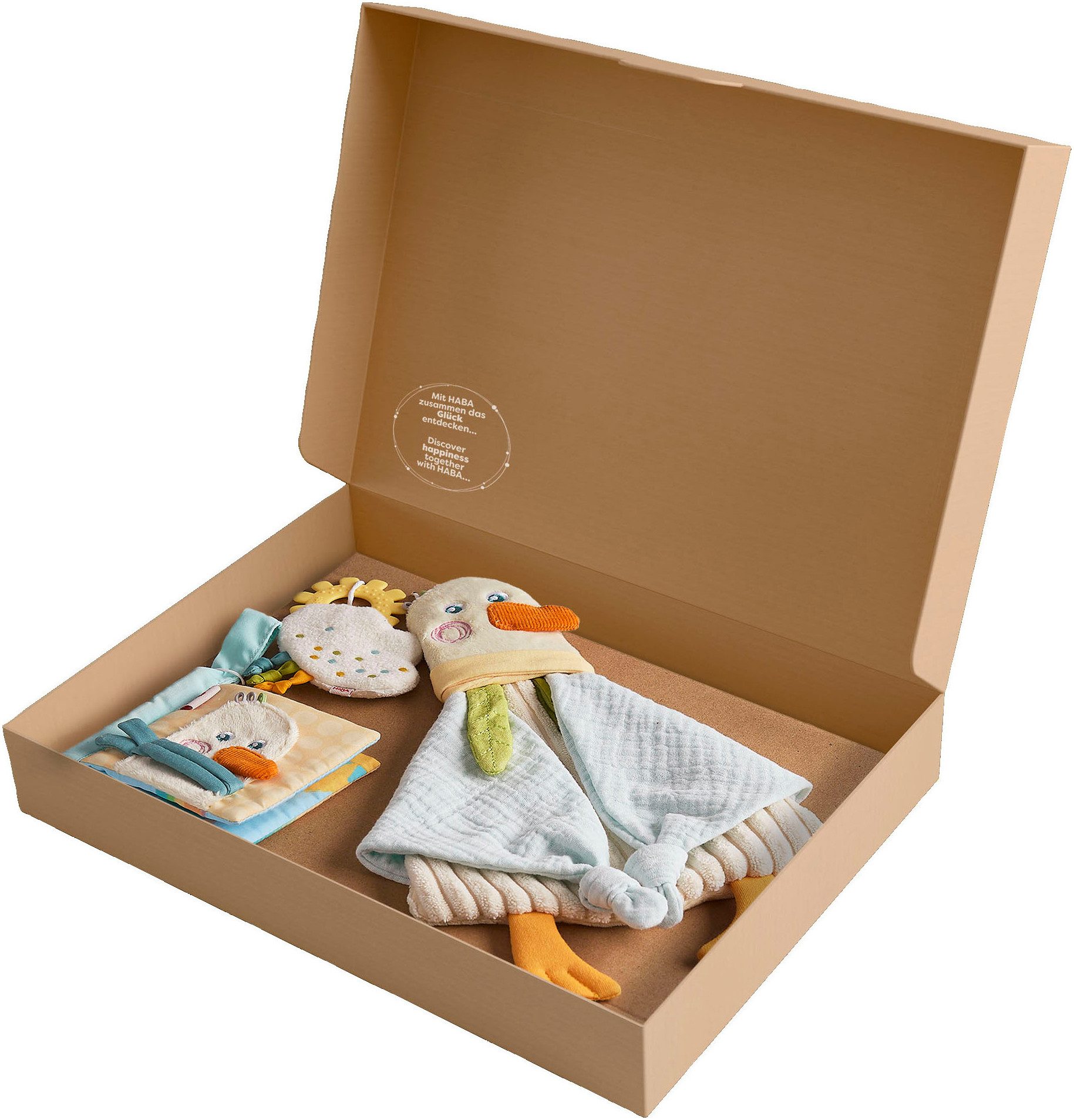 Haba Greifspielzeug Baby-Spiel-Set Gans, 3-in-1 (3-tlg) günstig online kaufen