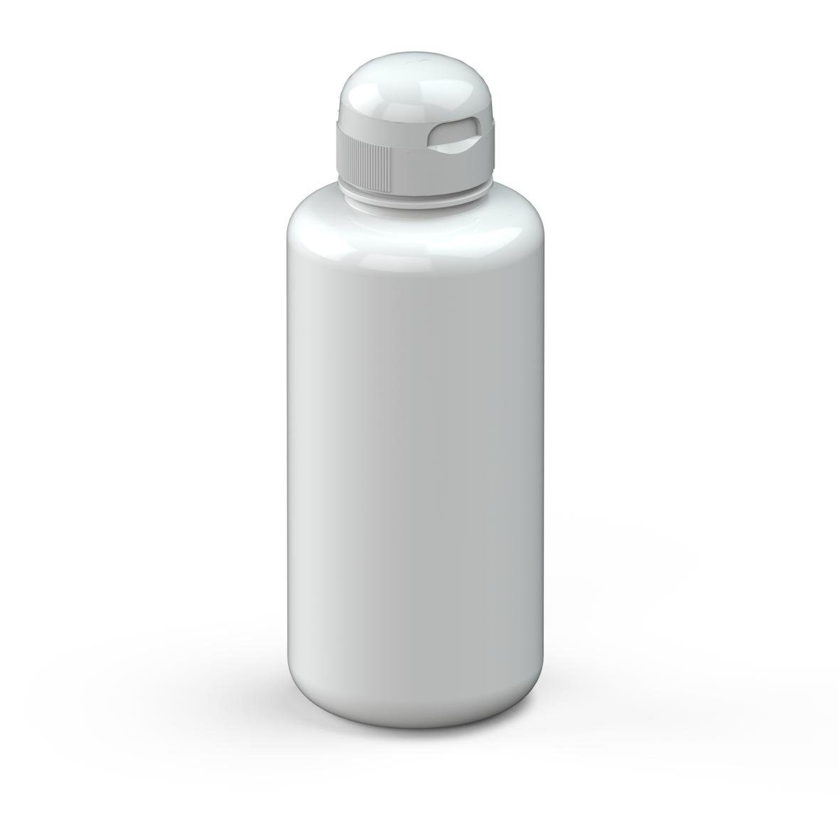 elasto Trinkflasche 1 L Wasserflasche "Sports" Tritanflasche inklusive Deckel, Made in Germany, BPA-frei, Sportflasche, kohlensäurehaltige Getränke