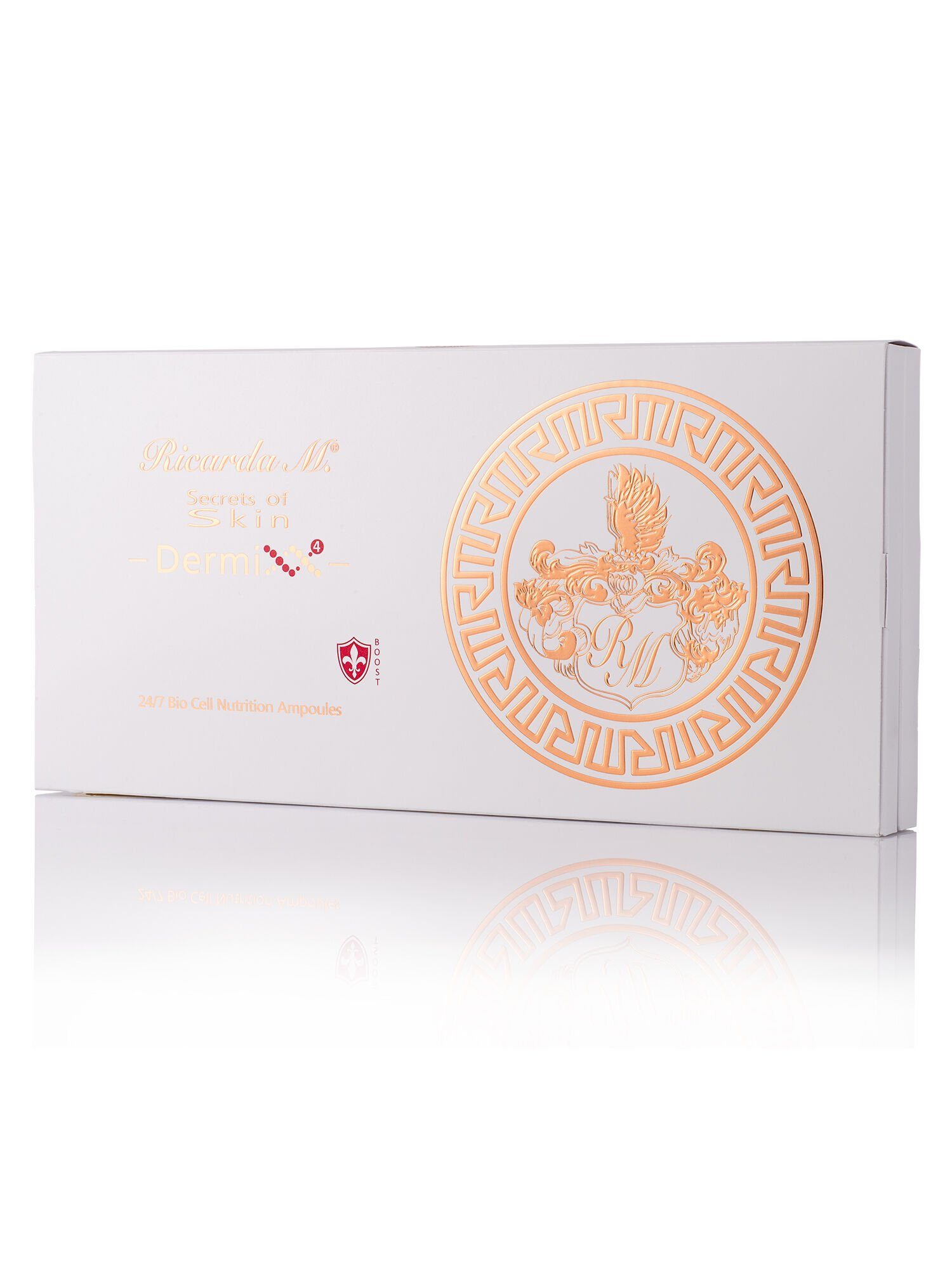 Ricarda M. Anti-Falten-Serum "SOS Dermixx4 24/7 Bio Cell Nutrition" Ampullenkur 56 x 2 ml, mit Anti-Aging-Formel (studienbelegt): nachhaltige Hautverjüngung