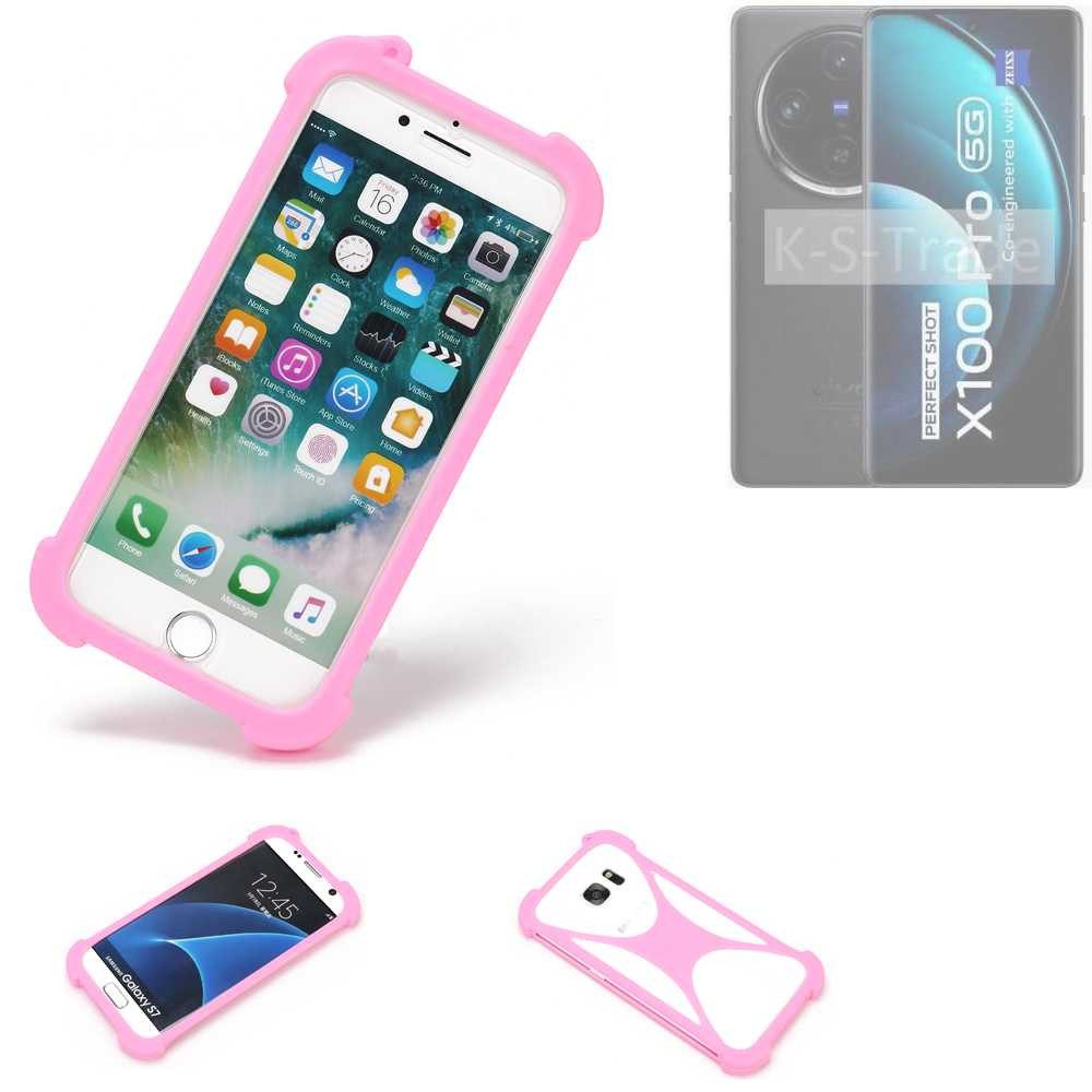 K-S-Trade Handyhülle für Vivo X100 Pro, Handy Hülle Schutz Hülle Bumper Silikon Schutz Hülle Cover Case